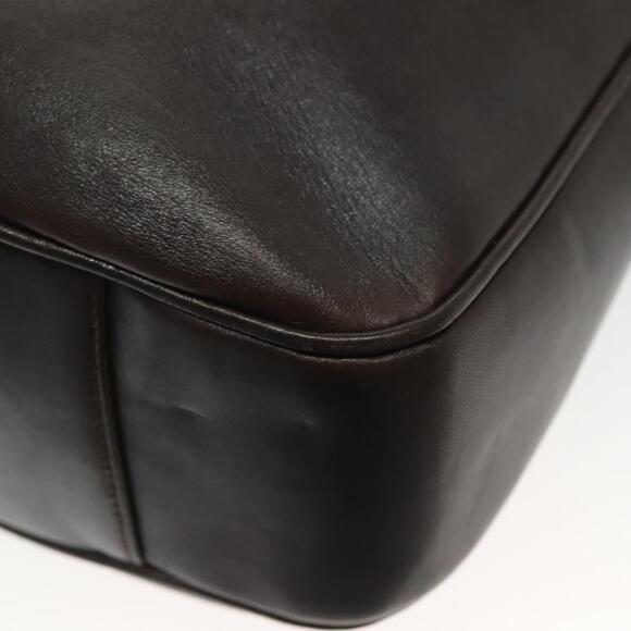 GUCCI Bamboo Hand Bag Leather Black Gold 001 001 - Picture 15 of 16